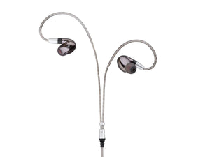 Monoprice MP80 Aluminum In-Ear Earphone Balanced Armature Driver and Dynamic Driver with Three Tuning Nozzles