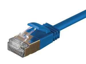 SlimRun Cat6A Ethernet Patch Cable (5 pack) - Snagless RJ45, Stranded, S/STP, Pure Bare Copper Wire