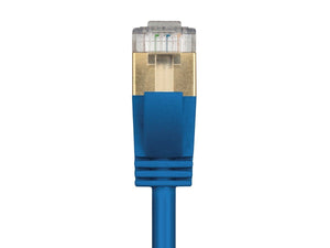 SlimRun Cat6A Ethernet Patch Cable (5 pack) - Snagless RJ45, Stranded, S/STP, Pure Bare Copper Wire