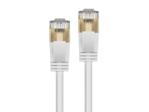 SlimRun Cat6A Ethernet Patch Cable (5 pack) - Snagless RJ45, Stranded, S/STP, Pure Bare Copper Wire