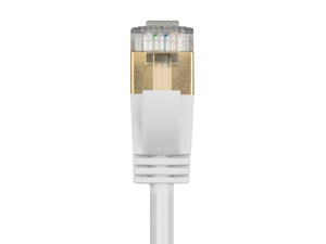 SlimRun Cat6A Ethernet Patch Cable (5 pack) - Snagless RJ45, Stranded, S/STP, Pure Bare Copper Wire