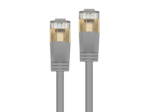 SlimRun Cat6A Ethernet Patch Cable (5 pack) - Snagless RJ45, Stranded, S/STP, Pure Bare Copper Wire