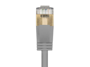 SlimRun Cat6A Ethernet Patch Cable (5 pack) - Snagless RJ45, Stranded, S/STP, Pure Bare Copper Wire