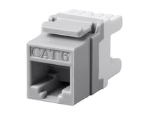 Load image into Gallery viewer, Cat6 RJ-45 180-Degree Punch Down Keystone (25 pack) - Dual IDC,