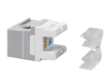 Load image into Gallery viewer, Cat6 RJ-45 180-Degree Punch Down Keystone (25 pack) - Dual IDC,