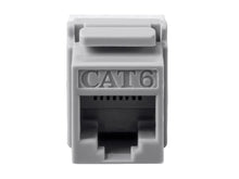 Load image into Gallery viewer, Cat6 RJ-45 180-Degree Punch Down Keystone (25 pack) - Dual IDC,