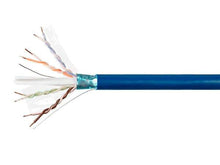 Load image into Gallery viewer, Monoprice Entegrade Series 1000FT Cat6A 650MHz F/UTP Solid, CMP Plenum-Rated (CMP), 23AWG, Bulk Bare Copper Ethernet Network Cable, 10G, Black