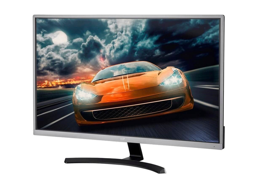 32in 4K HDR IPS Ultra Slim Desktop Monitor, Gun Metal with Slim Bezel - UK