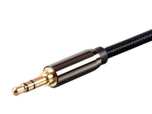 Load image into Gallery viewer, Monoprice Onyx Series Auxiliary 3.5mm Stereo Male to RCA Male Cable (Gold Plated)  6ft