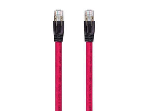 Monoprice Entegrade Series Cat8 24AWG S/FTP Ethernet Network Cable  2GHz  40G  1ft Purple