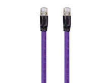 Load image into Gallery viewer, Monoprice Entegrade Series Cat8 24AWG S/FTP Ethernet Network Cable  2GHz  40G  1ft Purple