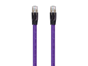 Monoprice Entegrade Series Cat8 24AWG S/FTP Ethernet Network Cable  2GHz  40G  1ft Purple