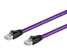 Load image into Gallery viewer, Monoprice Entegrade Series Cat8 24AWG S/FTP Ethernet Network Cable  2GHz  40G  1ft Purple