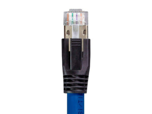 Monoprice Entegrade Series Cat8 24AWG S/FTP Ethernet Network Cable  2GHz  40G  3ft Blue