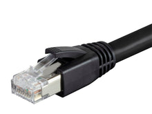 Load image into Gallery viewer, Cat8 24AWG S/FTP Ethernet Network Cable (5 pack) - 2GHz, 40G, Black