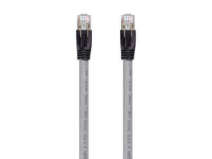 Monoprice Entegrade Series Cat8 24AWG S/FTP Ethernet Network Cable  2GHz  40G  3ft Blue