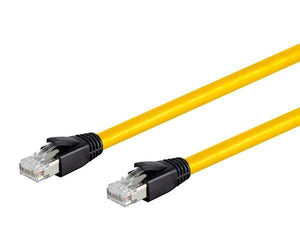 Monoprice Entegrade Series Cat8 24AWG S/FTP Ethernet Network Cable  2GHz  40G  3ft Blue