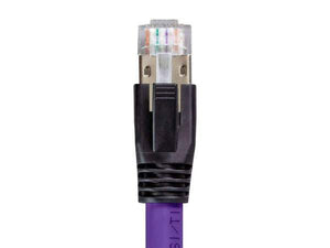 Monoprice Entegrade Series Cat8 24AWG S/FTP Ethernet Network Cable  2GHz  40G  3ft Blue