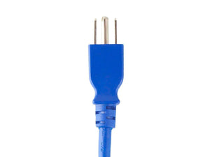 Monoprice 2ft 18AWG Blue Power Cord Cable with 3 Conductor PC Power Connector Socket  10A (NEMA 5-15P to IEC 60320 C13)