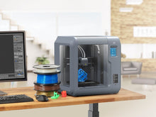 Load image into Gallery viewer, Monoprice MP Voxel 3D Printer, Fully Enclosed, Assisted Level, Easy Wi-Fi, Touch Screen, 8GB On-Board Memory