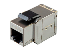 Load image into Gallery viewer, Monoprice 8P8C RJ45 Cat6a Shielded Inline Coupler Type Keystone Jack