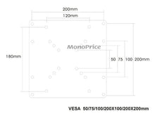 Load image into Gallery viewer, Monoprice 200x200mm Bracket Universal VESA Adapter Plate