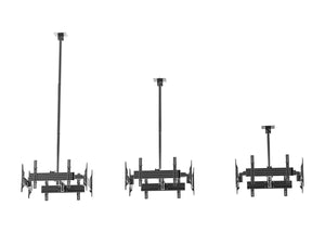 Monoprice Quad Sided Ceiling TV Mount Bracket 360°