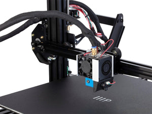 Monoprice MP10 3D Printer - Black with (300 x 300 mm) Removable Heated Flexible Build Plate, Assisted Leveling, and All Metal Accessible Extruder