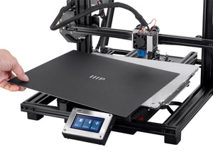 Monoprice MP10 3D Printer - Black with (300 x 300 mm) Removable Heated Flexible Build Plate, Assisted Leveling, and All Metal Accessible Extruder