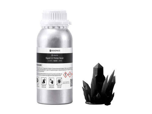 MP Rapid UV 3D Printer Resin  500ml  Black