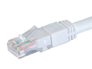 Monoprice Cat6 Outdoor Rated Ethernet Patch Cable - Snagless RJ45  Stranded  550MHz  UTP  Pure Bare Copper Wire  24AWG  3ft  White