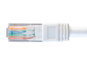 Monoprice Cat6 Outdoor Rated Ethernet Patch Cable - Snagless RJ45  Stranded  550MHz  UTP  Pure Bare Copper Wire  24AWG  3ft  White