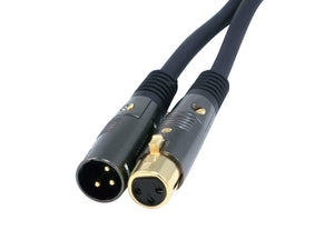 Monoprice 1.5ft Premier Series XLR Male to XLR Female 16AWG Cable (Gold Plated) [Microphone & Interconnect]