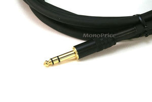 Monoprice XLR to 6.35mm TRS Cable - Male/Male, 16AWG, Gold Plated Connector - Premier Series