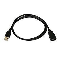 USB-A to USB-A 2.0 Cable (3 pack) - Black