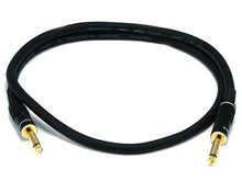Load image into Gallery viewer, Monoprice 3ft Premier Series 1/4in TS Male to Male Audio Cable  16AWG (Gold Plated)