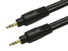 Load image into Gallery viewer, Monoprice 10ft Premium 3.5mm Stereo Male to 3.5mm Stereo Male 22AWG Cable (Gold Plated) - Black