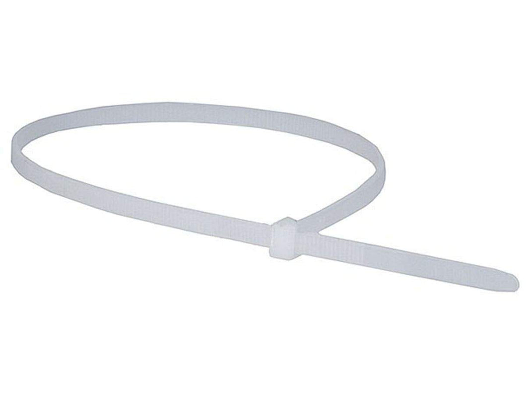 Monoprice Cable Tie 14in 50 lbs  100 pcs/pack  White