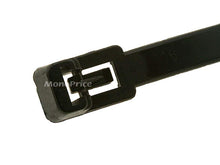 Load image into Gallery viewer, Monoprice Releasable Cable Tie 12in 50 lbs  100 pcs/pack  Black