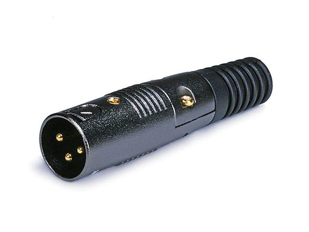 Monoprice 3-Pin XLR Male Mic Connector  Gold Plated Pins