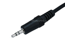 Load image into Gallery viewer, Monoprice 12ft 3.5mm Stereo Plug/Plug M/M Cable - Black