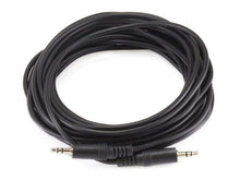 Load image into Gallery viewer, Monoprice 25ft 3.5mm Stereo Plug/Plug M/M Cable - Black