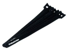 Load image into Gallery viewer, Monoprice Hook and Loop Fastening Cable Ties  9 in  50 pcs/pack  Black