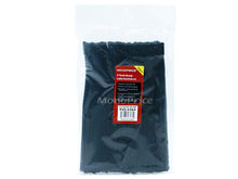 Load image into Gallery viewer, Monoprice Hook and Loop Fastening Cable Ties  9 in  50 pcs/pack  Black