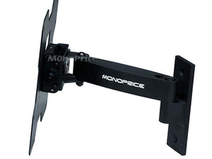 Monoprice Titan Series Full Motion TV Wall Mount Bracket - For TVs 24in to 37in  Max Weight 80lbs  Extension Range of 3.2in to 9.7in  VESA Patterns Up to 200x200