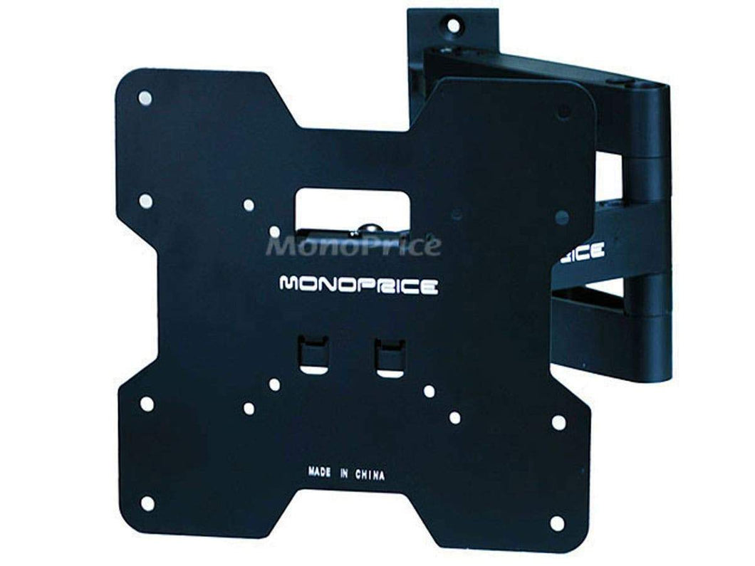 Monoprice Titan Series Full Motion TV Wall Mount Bracket - For TVs 20in to 42in  Max Weight 80lbs  Extension Range of 3.2in to 16.5in  VESA Patterns Up to 200x200