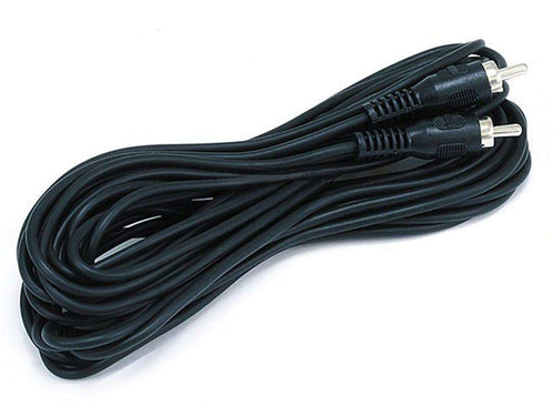 Monoprice 25ft RCA Plug/Plug M/M cable - Black