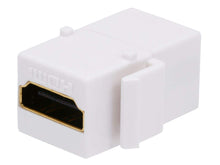 Load image into Gallery viewer, Monoprice Keystone Jack HDMI Female to Female Coupler Adapter, White