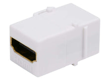 Load image into Gallery viewer, Monoprice Keystone Jack HDMI Female to Female Coupler Adapter, White