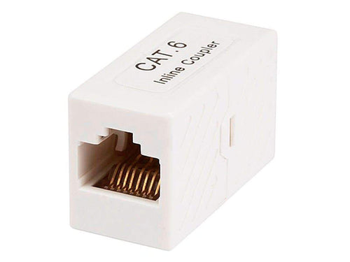 Monoprice 8P8C RJ45 Cat6 Inline Coupler, White